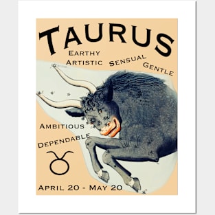 Taurus astrological traits t-shirt Posters and Art